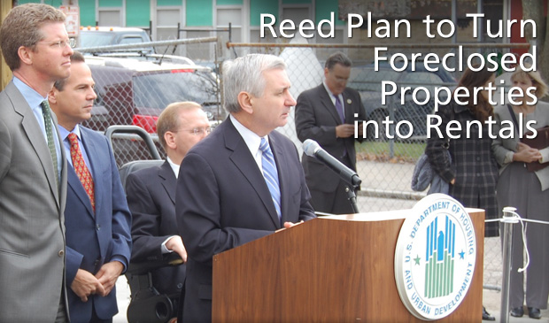 Reed Plan to Turn Foreclosed Properties into Rentals