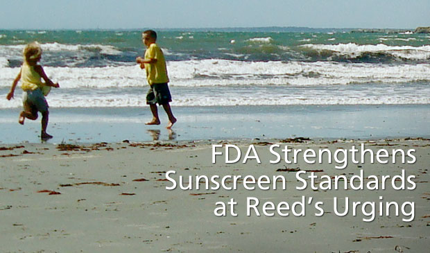 After Years of Prodding from Reed, FDA Strengthens Sunscreen Standards