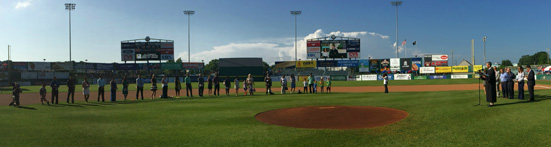 PawSox Citizenship Oath 7.3.14