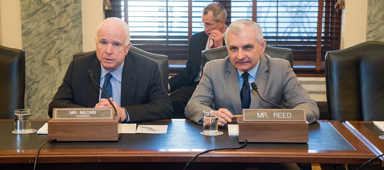 Reed Pays Tribute to John McCain on the Senate Floor